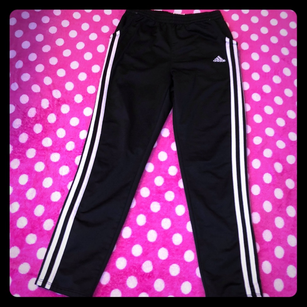 Black Adidas joggers